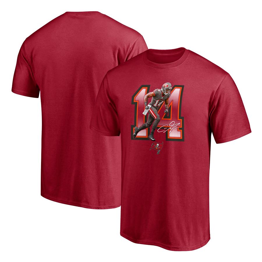 Chris Godwin Tampa Bay Buccaneers Fanatics Branded Powerhouse Player Graphic T-Shirt - Red