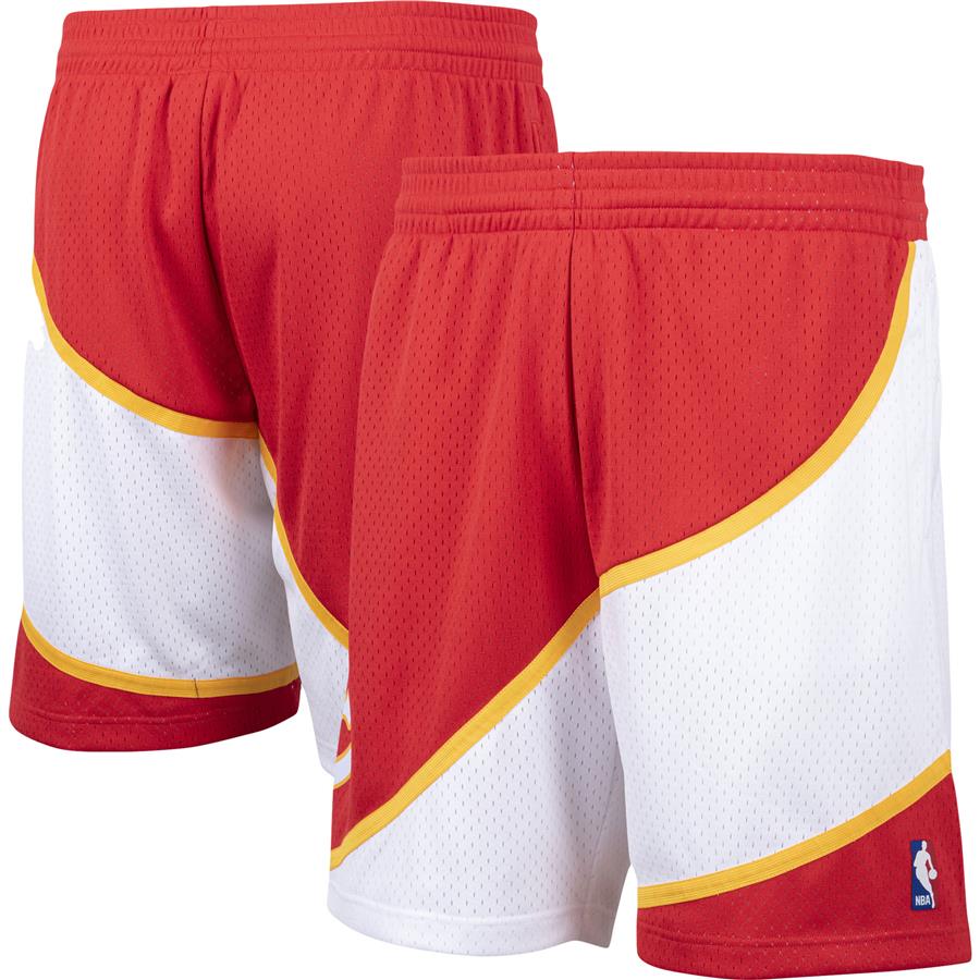 Atlanta Hawks Mitchell & Ness Hardwood Classics Swingman Shorts - Red