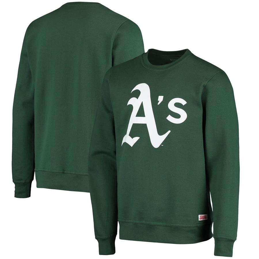 Oakland Athletics Stitches Logo Sweatshirt - Green