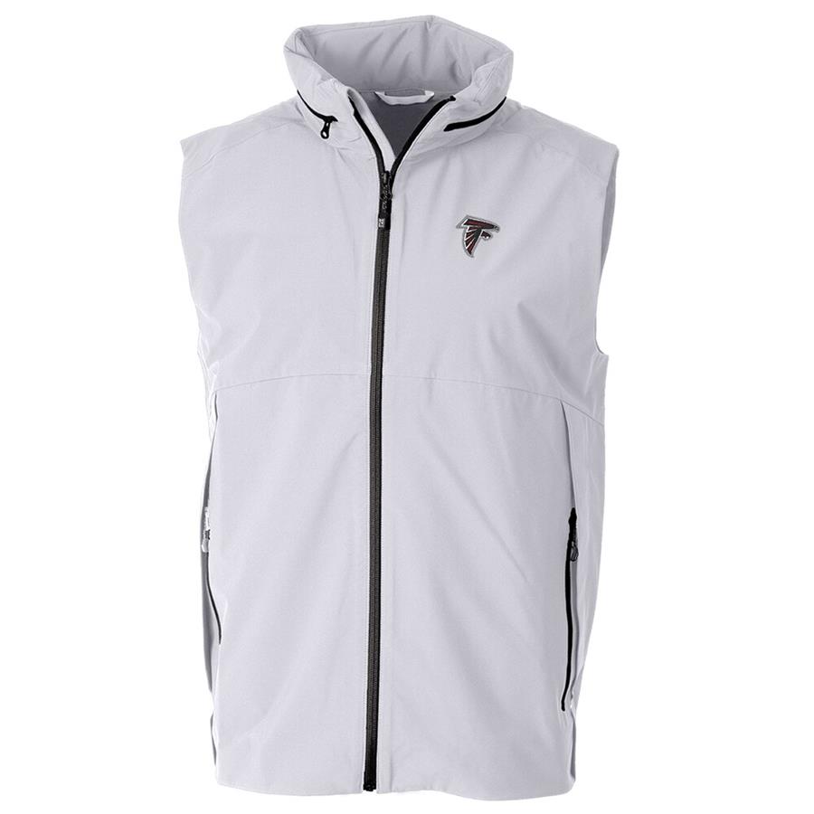 Atlanta Falcons Cutter & Buck Vapor Full-Zip Vest - White