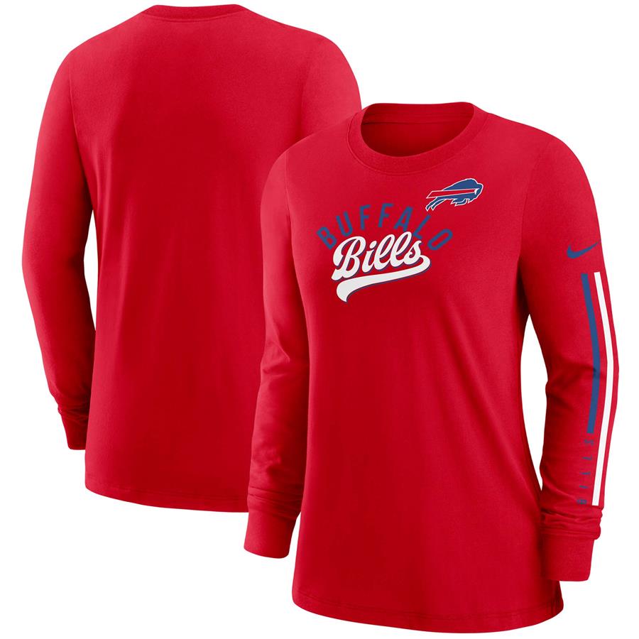 Buffalo Bills Nike Women's Team Name Long Sleeve T-Shirt - Red