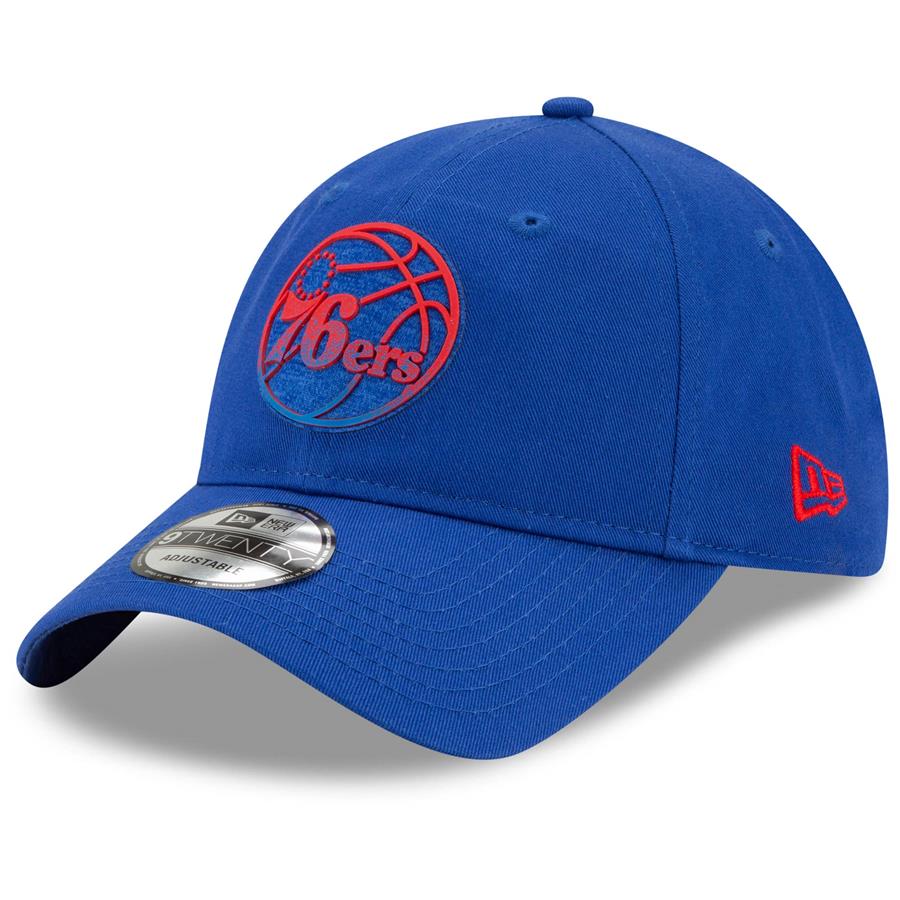 Philadelphia 76ers New Era Back Half 9TWENTY Adjustable Hat - Royal