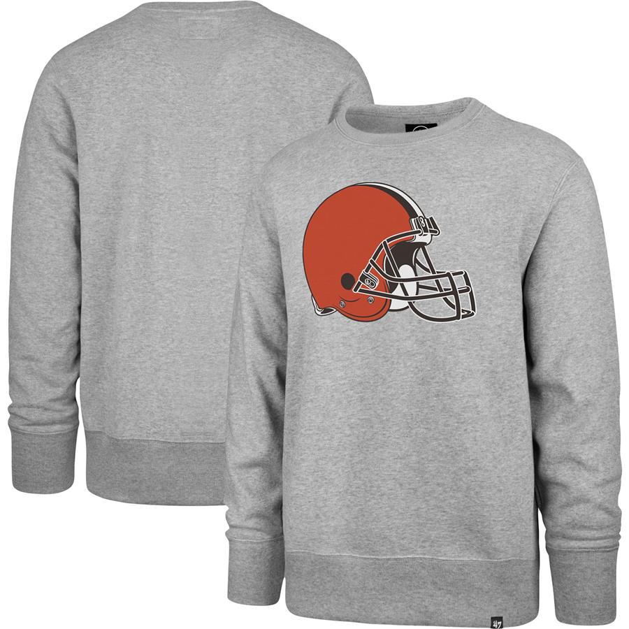 Cleveland Browns '47 Imprint Headline Pullover Sweatshirt - Heathered Gray