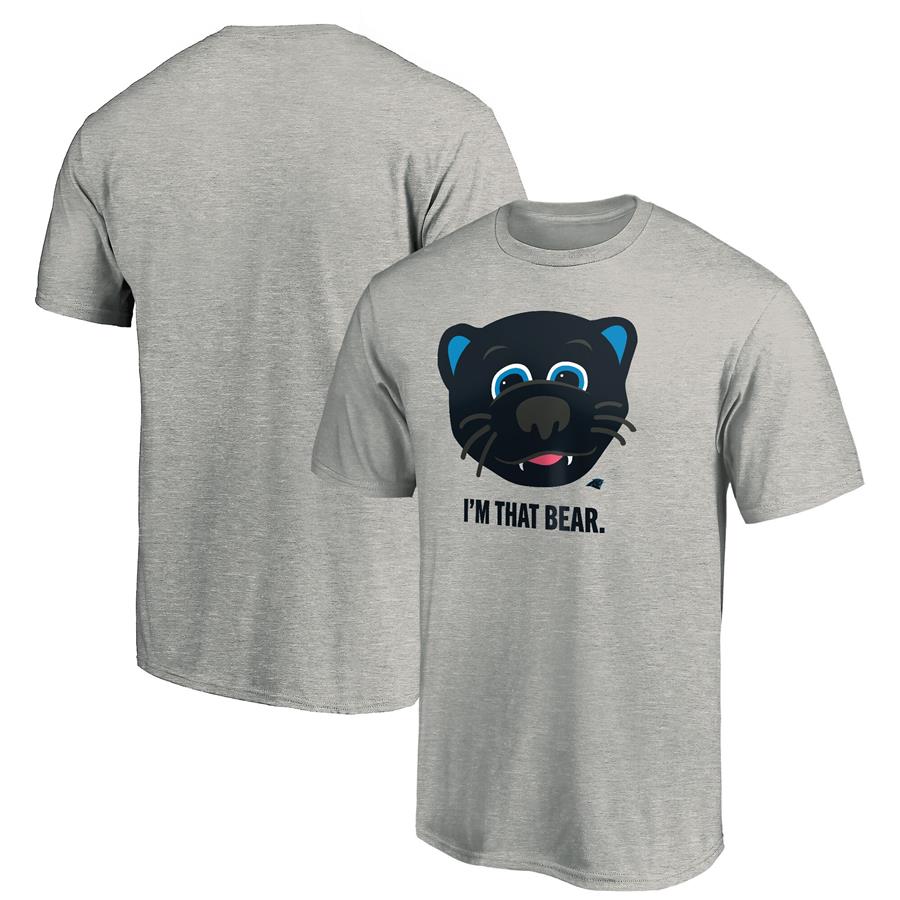 Carolina Panthers Fanatics Branded I'm That Bear T-Shirt - Heather Gray