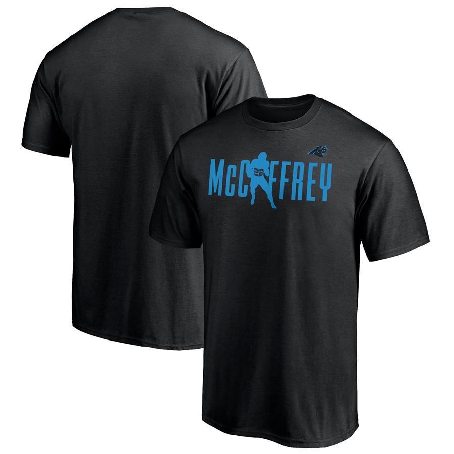Christian McCaffrey Carolina Panthers Fanatics Branded Checkdown T-Shirt - Black