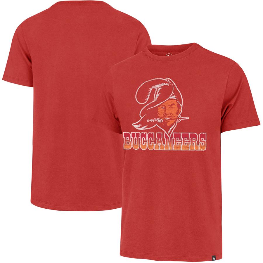 Tampa Bay Buccaneers '47 Replay Franklin Throwback T-Shirt - Heathered Red