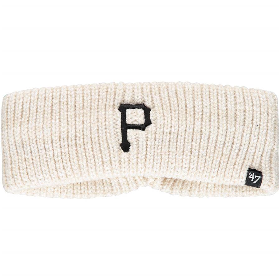 Pittsburgh Pirates '47 Women's Meeko Knit Headband - Cream