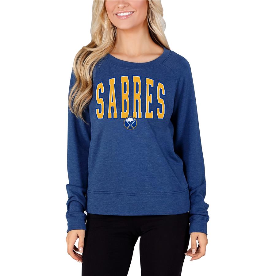 Buffalo Sabres Concepts Sport Women's Mainstream Terry Long Sleeve Top - Royal
