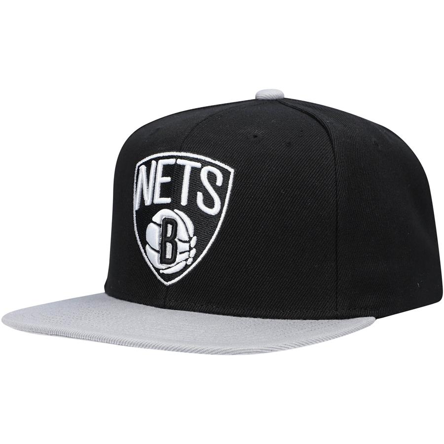 Brooklyn Nets Mitchell & Ness Core Basic Snapback Hat - Black