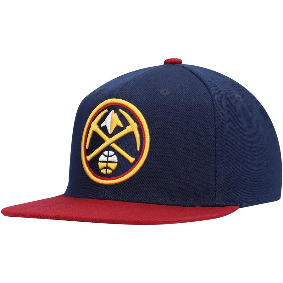 Denver Nuggets Mitchell & Ness Core Basic Snapback Hat - Navy