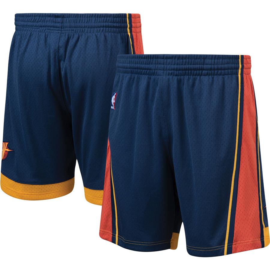 Шорты Golden State Warriors Mitchell & Ness Hardwood Classics Swingman Team (тёмно-синий)