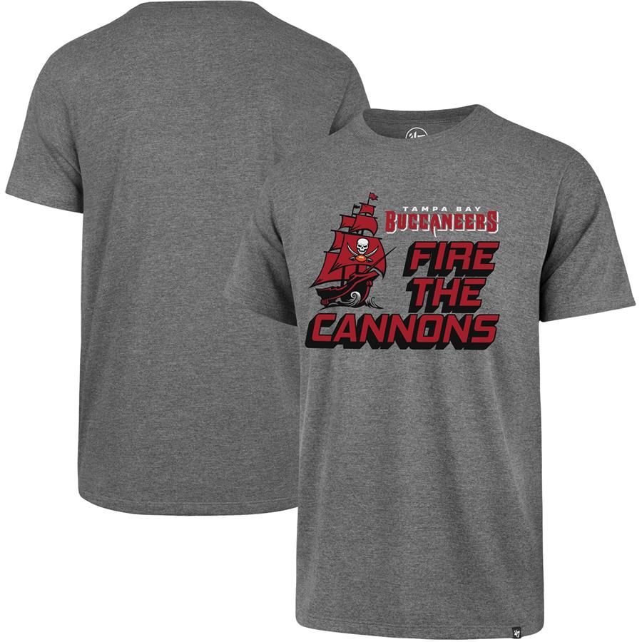 Tampa Bay Buccaneers '47 Regional Super Rival Fire The Cannons T-Shirt - Heathered Gray