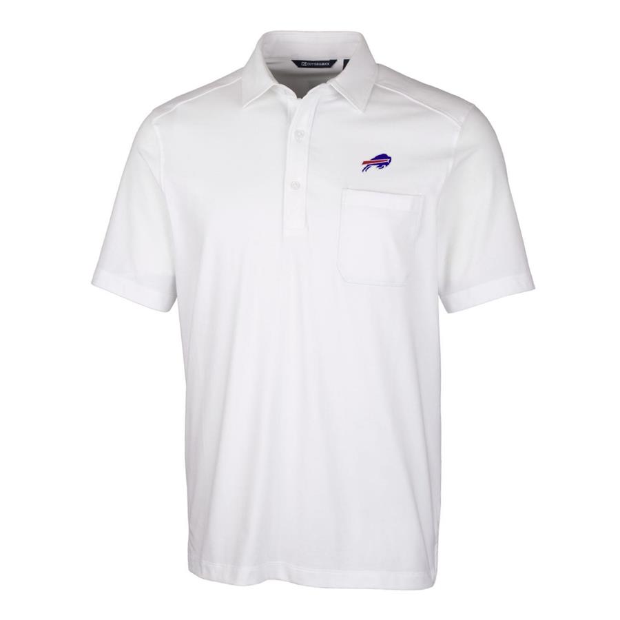 Buffalo Bills Cutter & Buck Advantage Jersey Polo - White