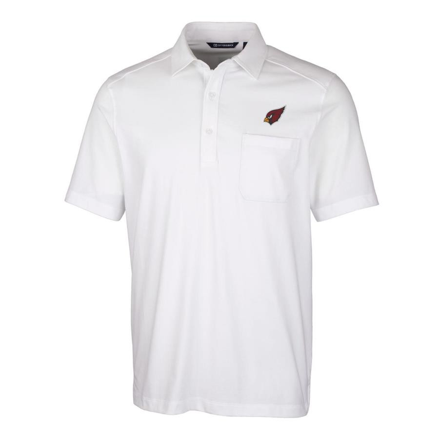 Arizona Cardinals Cutter & Buck Advantage Jersey Polo - White