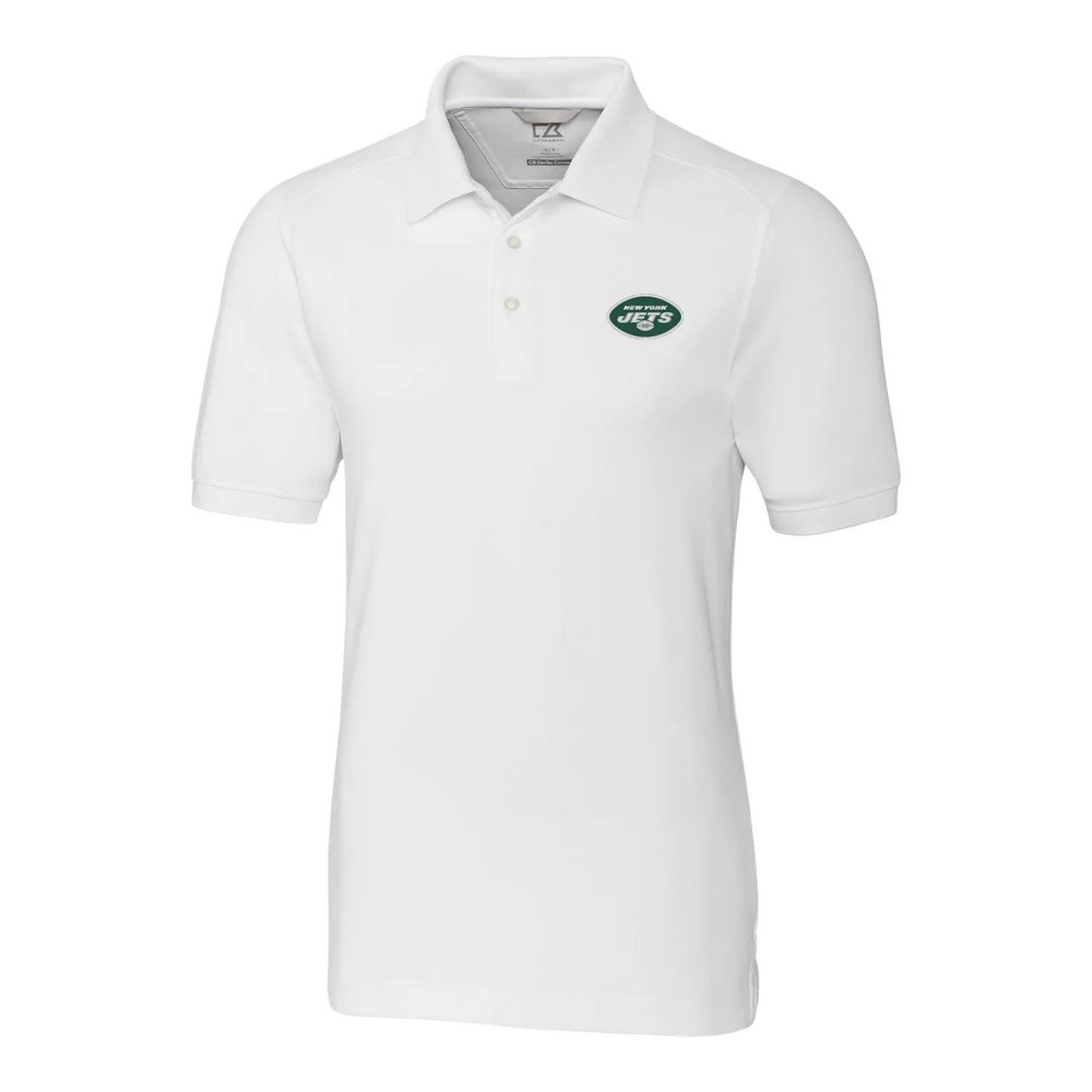 New York Jets Cutter & Buck Advantage Polo - White