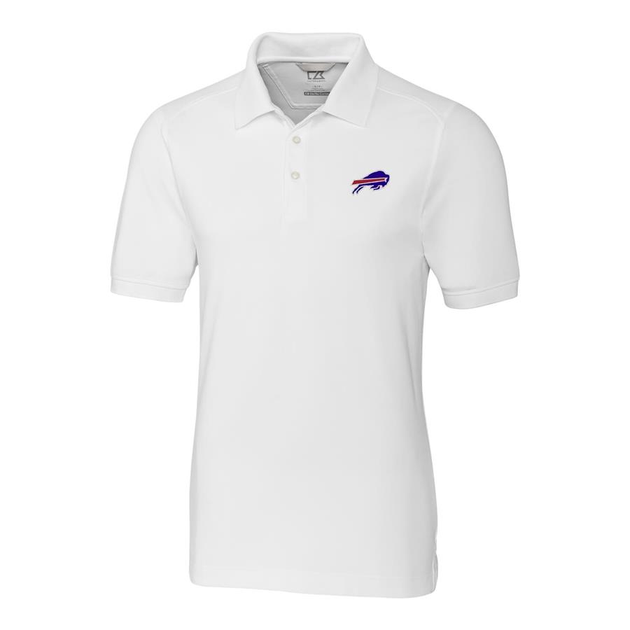 Buffalo Bills Cutter & Buck Advantage Polo - White