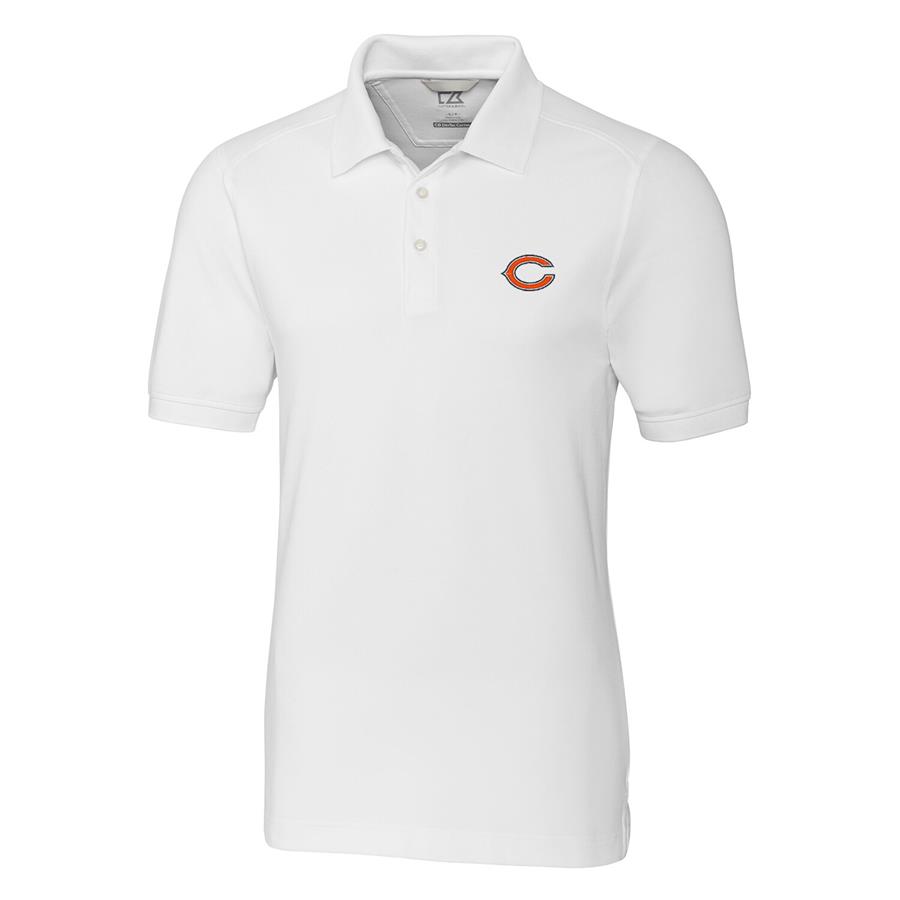 Chicago Bears Cutter & Buck Advantage Polo - White