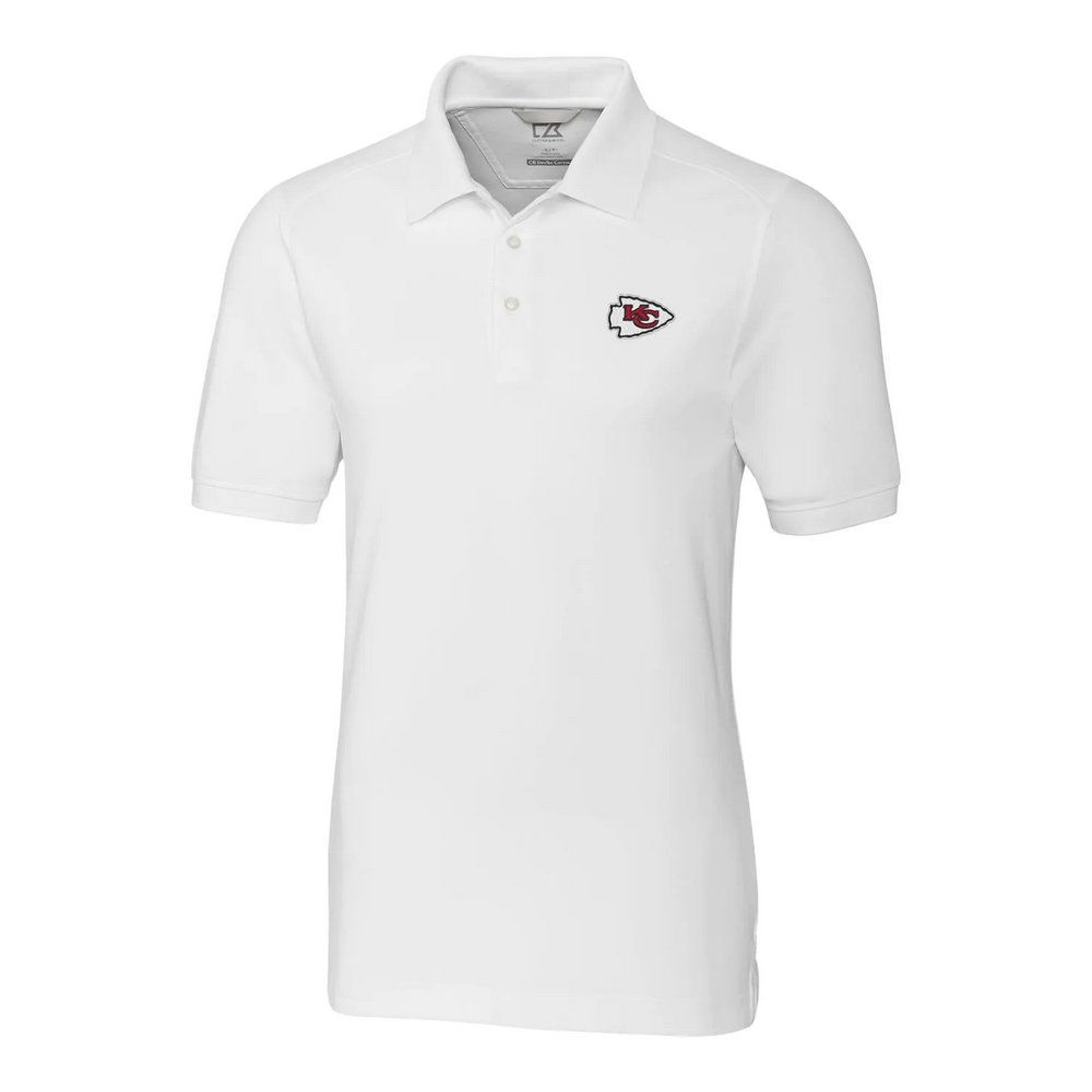 Kansas City Chiefs Cutter & Buck Advantage Polo - White