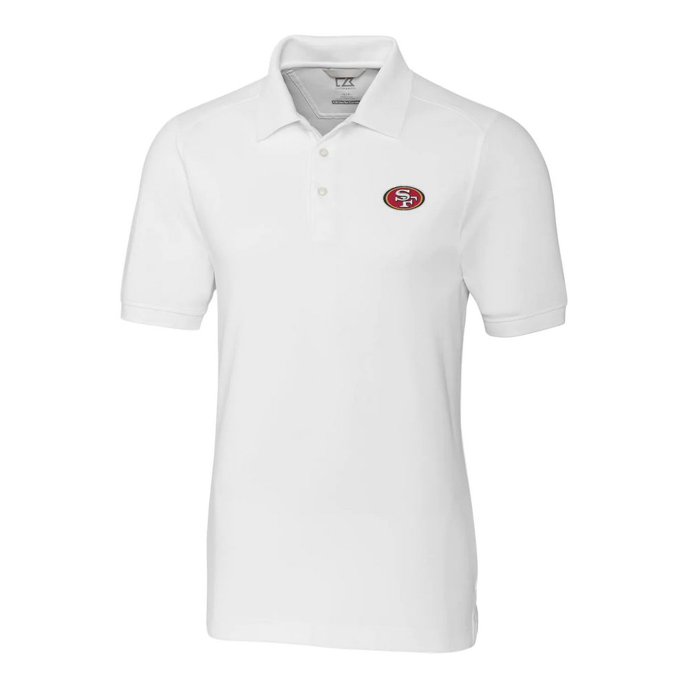 San Francisco 49ers Cutter & Buck Advantage Polo - White