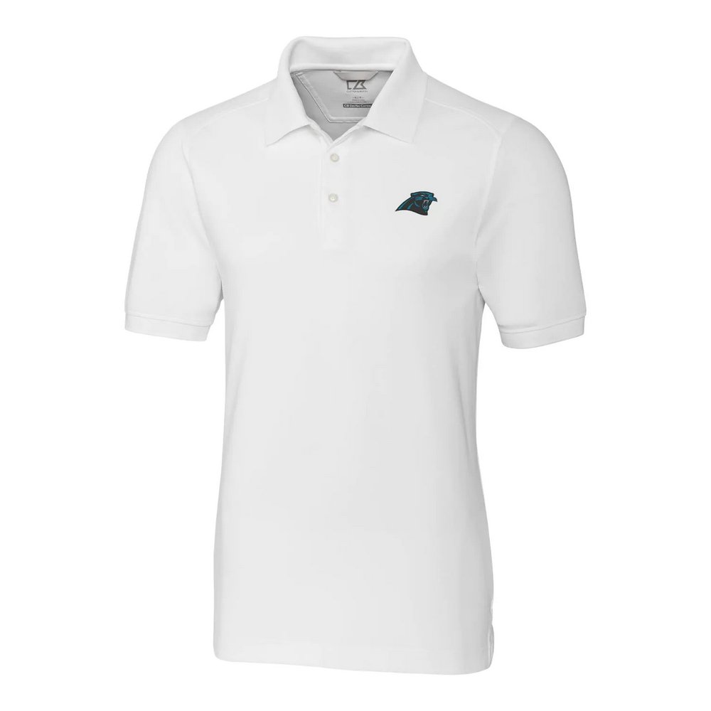 Carolina Panthers Cutter & Buck Advantage Polo - White