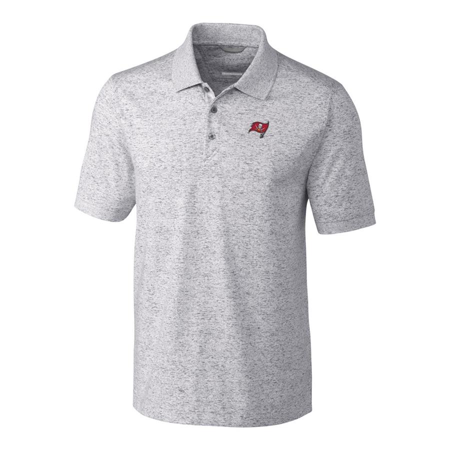 Tampa Bay Buccaneers Cutter & Buck Space Dye Advantage Polo - Gray