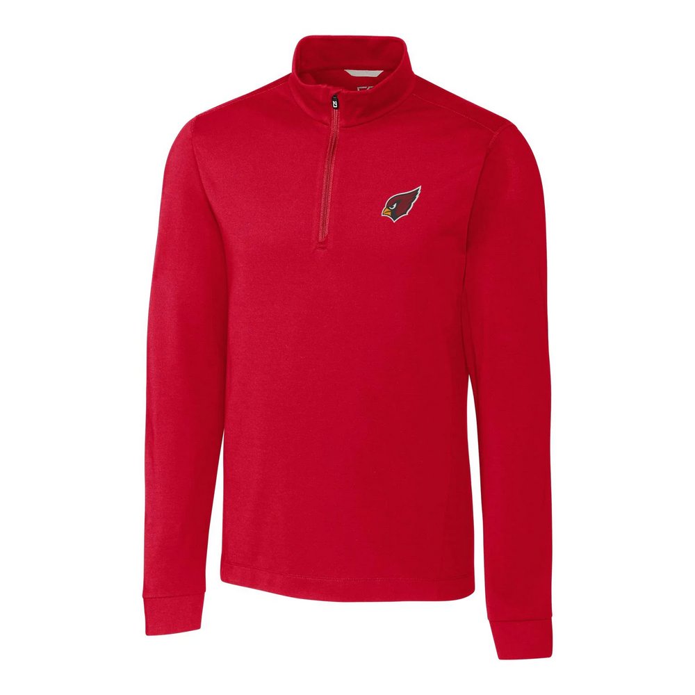 Arizona Cardinals Cutter & Buck Advantage Quarter-Zip Pullover Jacket - Cardinal