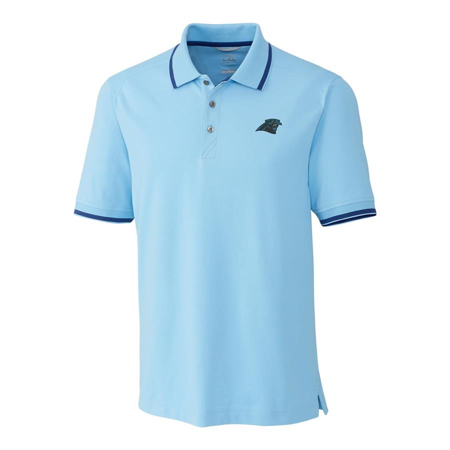 Carolina Panthers Cutter & Buck Advantage Tipped Polo - Blue
