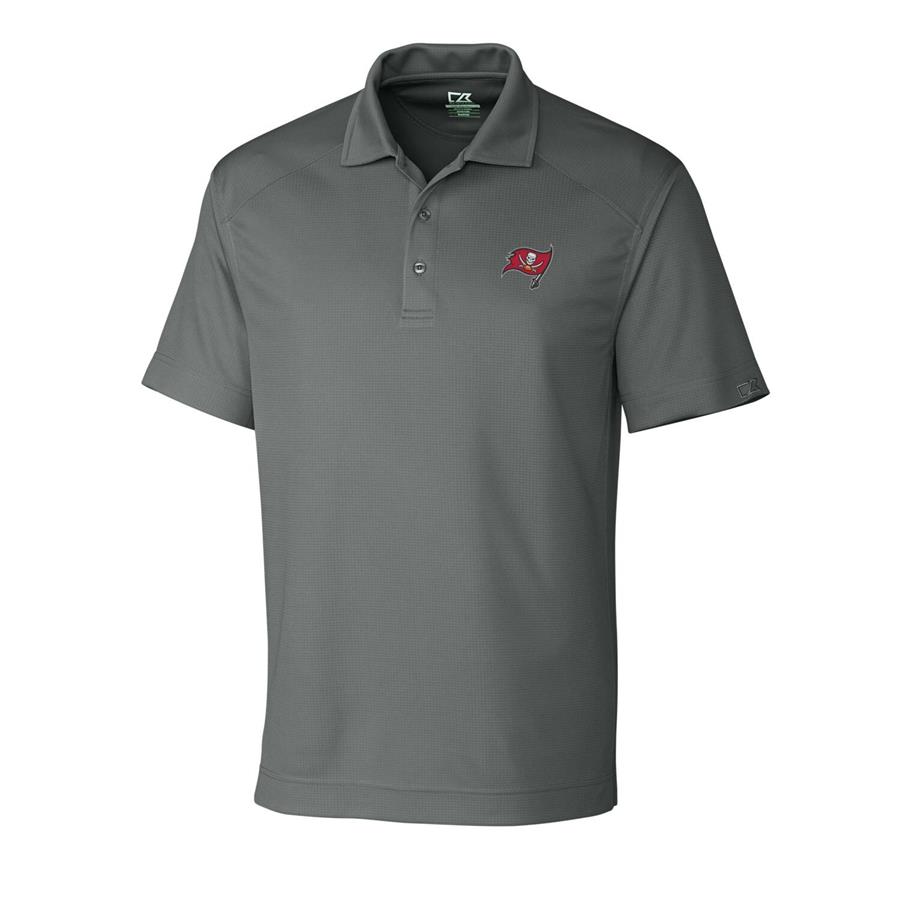 Tampa Bay Buccaneers Cutter & Buck DryTec Genre Polo - Gray