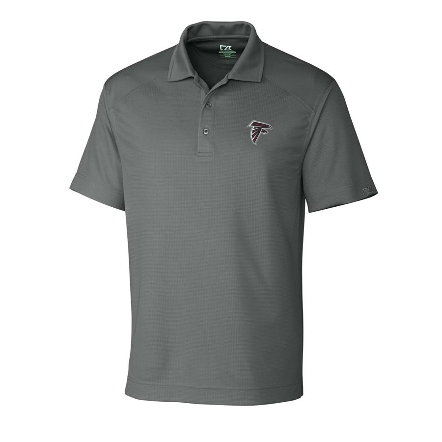 Atlanta Falcons Cutter & Buck DryTec Genre Polo - Gray