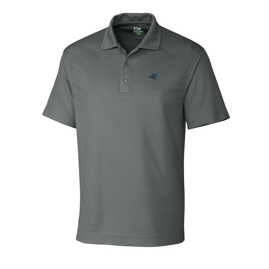 Carolina Panthers Cutter & Buck DryTec Genre Polo - Gray
