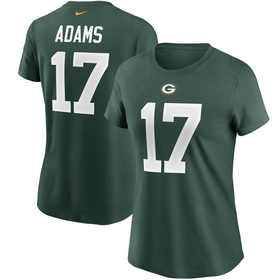 Davante Adams Green Bay Packers Nike Women's Name & Number T-Shirt - Green