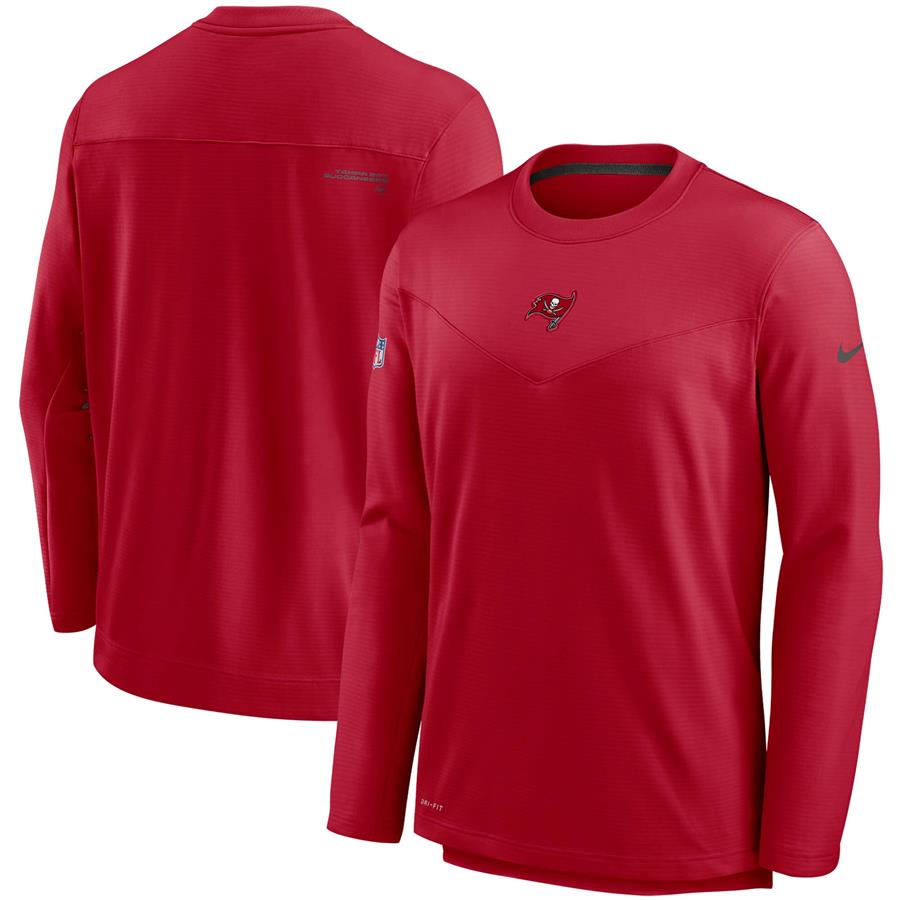 Tampa Bay Buccaneers Nike Sideline Team Performance Pullover Sweatshirt - Red