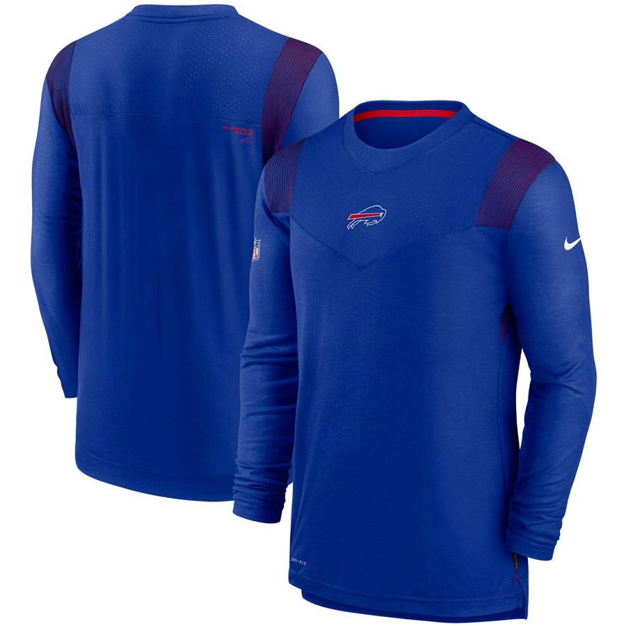 Buffalo Bills Nike Sideline Player UV Performance Long Sleeve T-Shirt - Royal