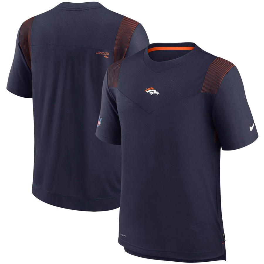 Denver Broncos Nike Sideline Player UV Performance T-Shirt - Navy
