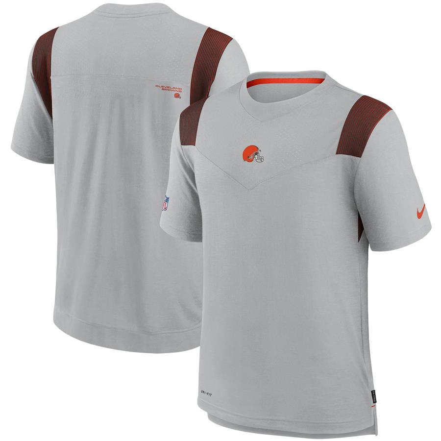 Cleveland Browns Nike Sideline Player UV Performance T-Shirt - Gray
