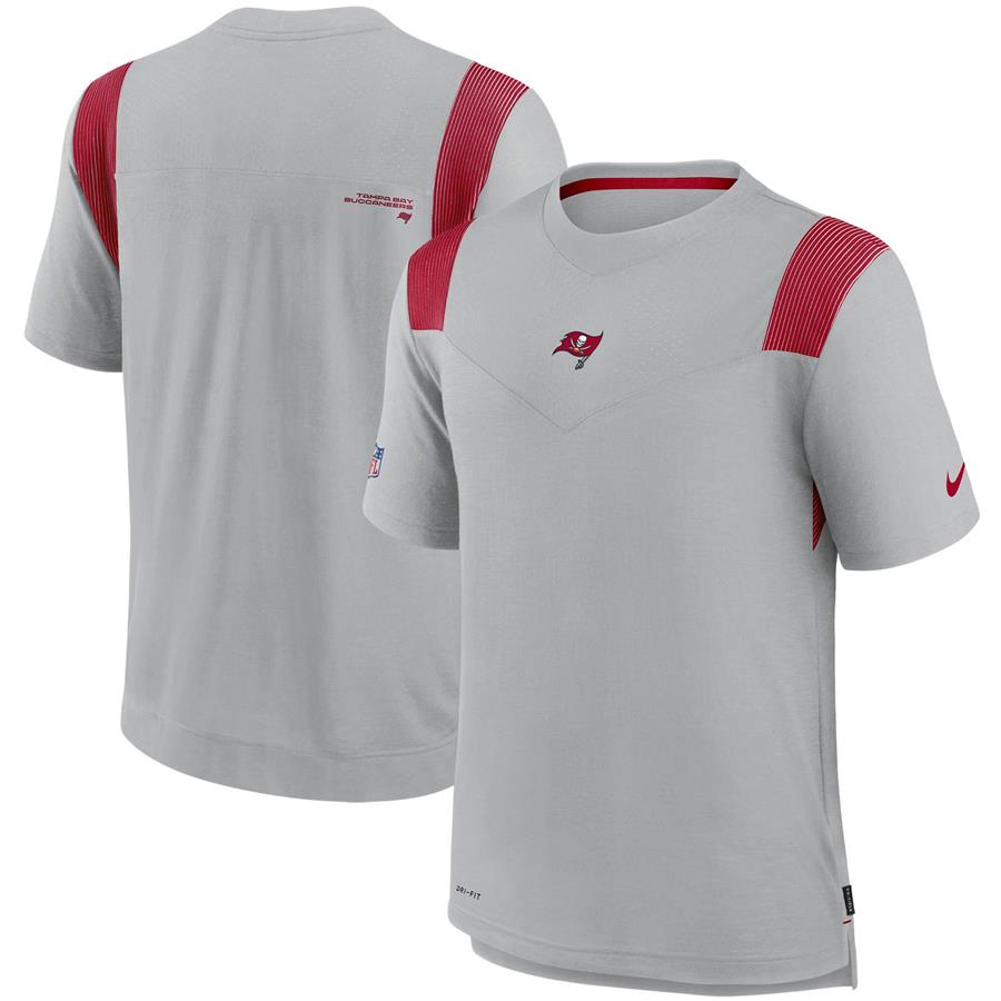 Tampa Bay Buccaneers Nike Sideline Player UV Performance T-Shirt - Gray