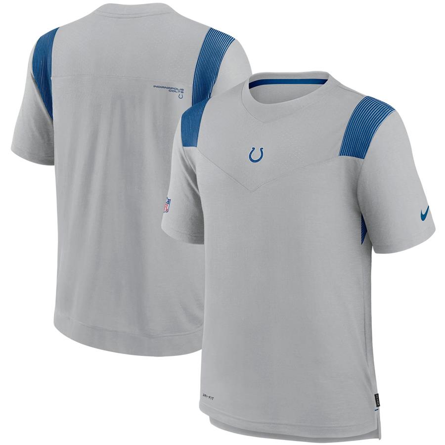 Indianapolis Colts Nike Sideline Player UV Performance T-Shirt - Gray