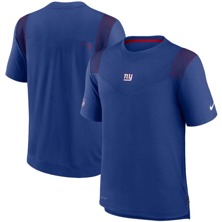 New York Giants Nike Sideline Player UV Performance T-Shirt - Royal