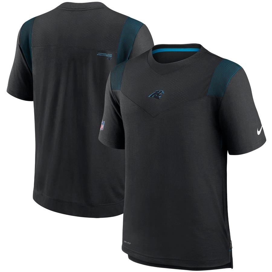 Carolina Panthers Nike Sideline Player UV Performance T-Shirt - Black