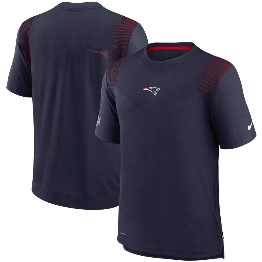 New England Patriots Nike Sideline Player UV Performance T-Shirt - Navy