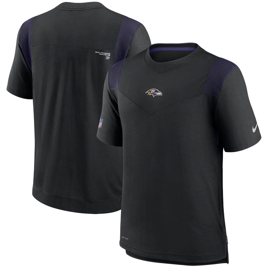 Baltimore Ravens Nike Sideline Player UV Performance T-Shirt - Black