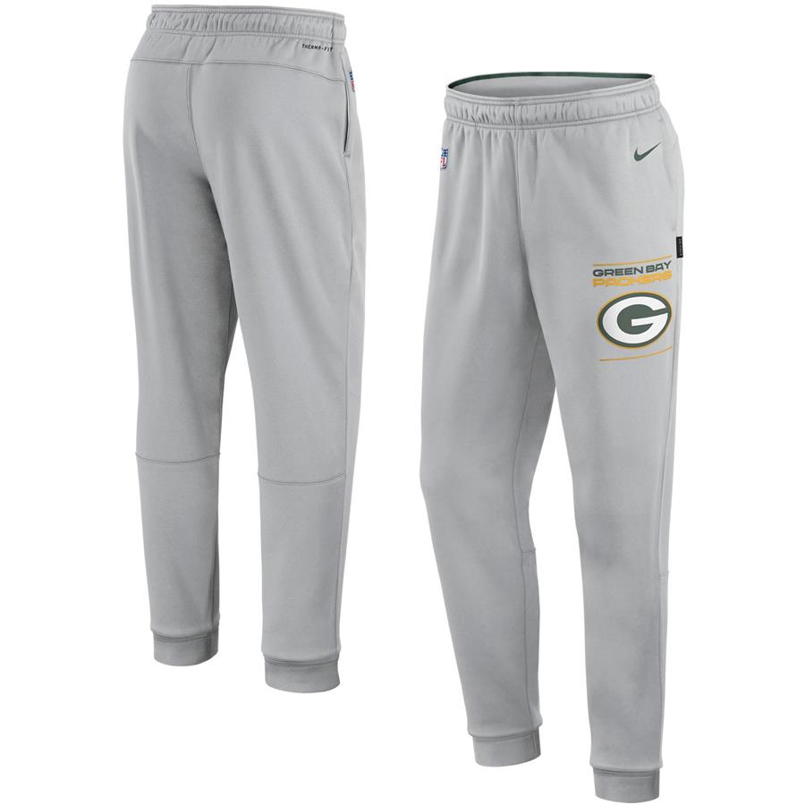 Green Bay Packers Nike Team Sideline Training Performance Pants - Gray