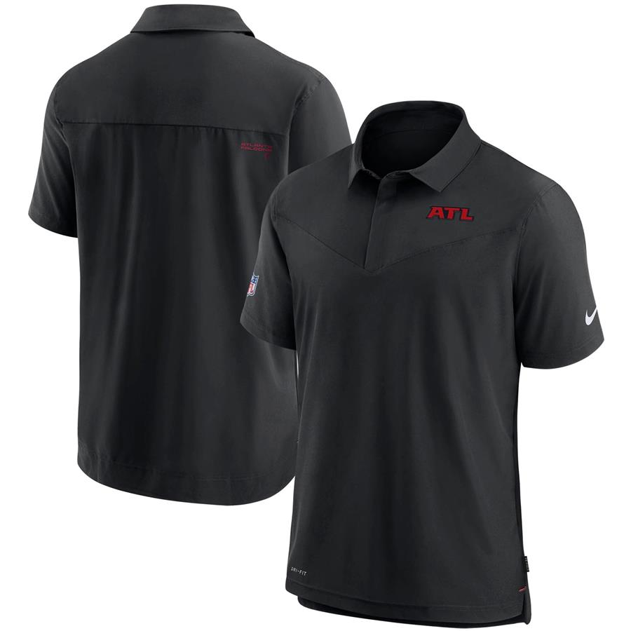Atlanta Falcons Nike Sideline UV Performance Polo - Black