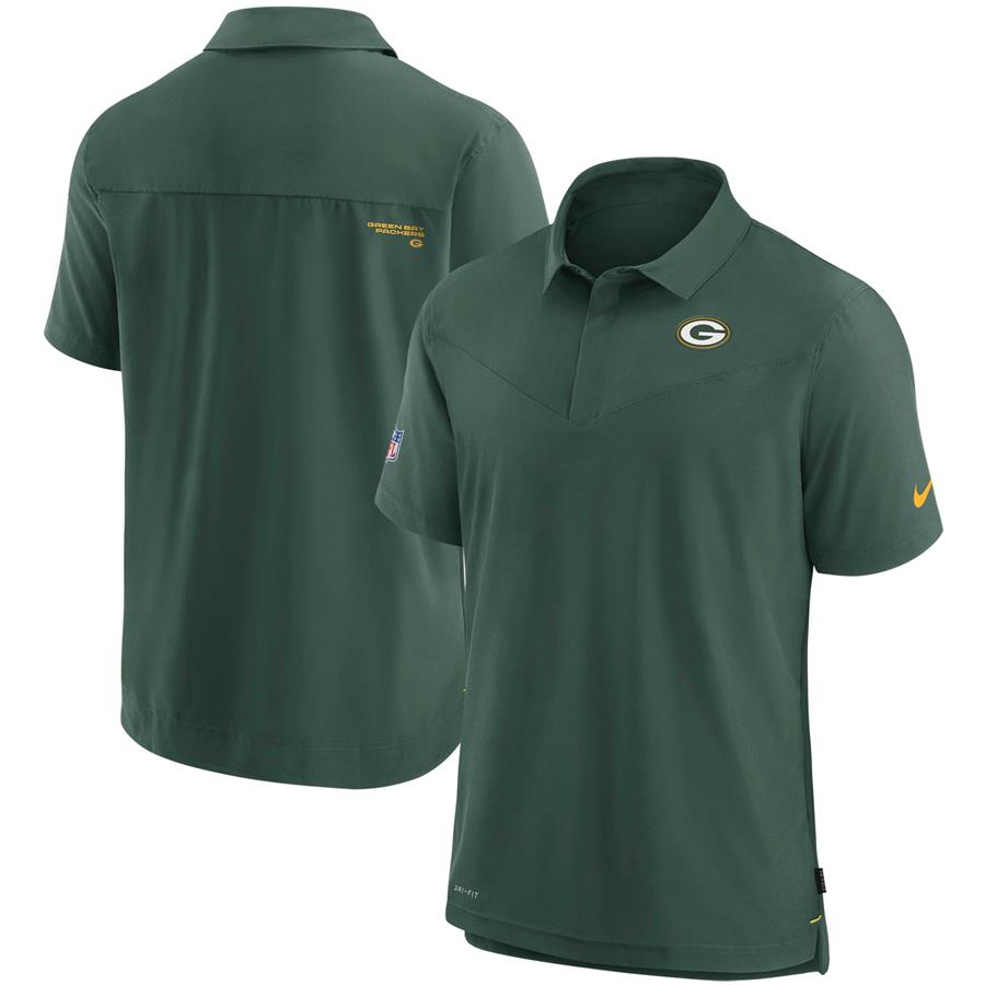 Green Bay Packers Nike Sideline UV Performance Polo - Green