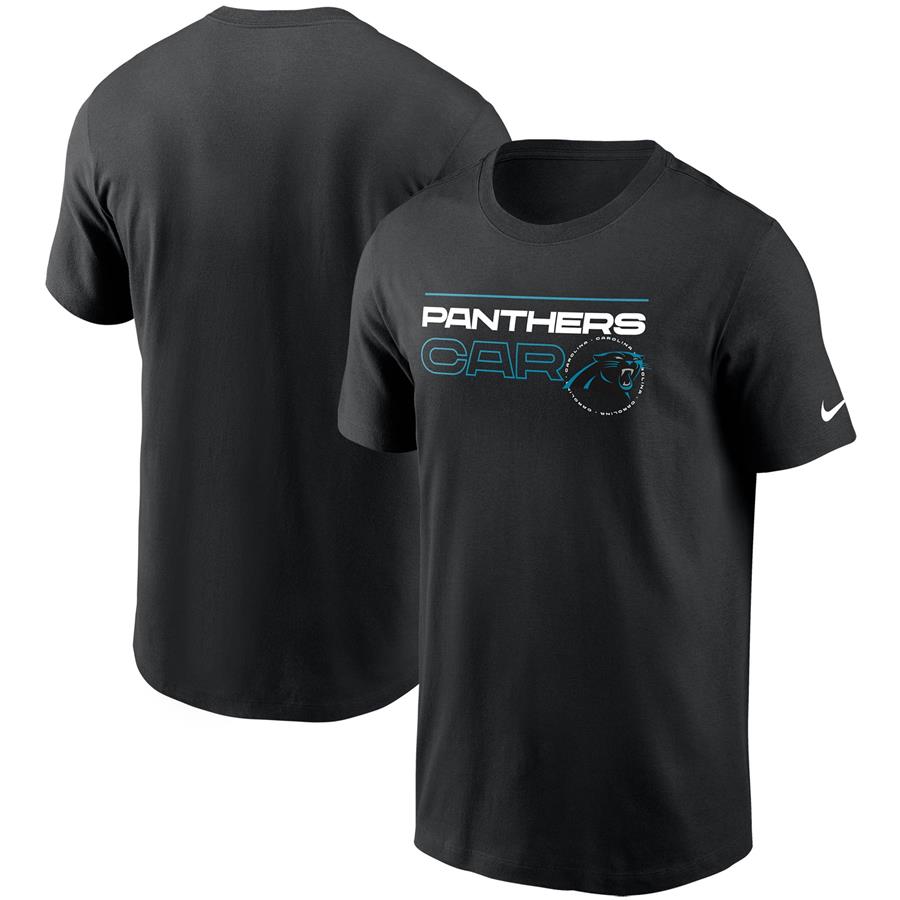 Carolina Panthers Nike Broadcast Essential T-Shirt - Black