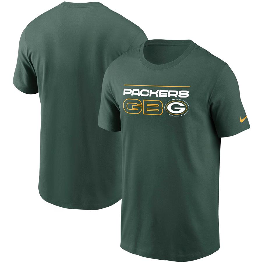Green Bay Packers Nike Broadcast Essential T-Shirt - Green