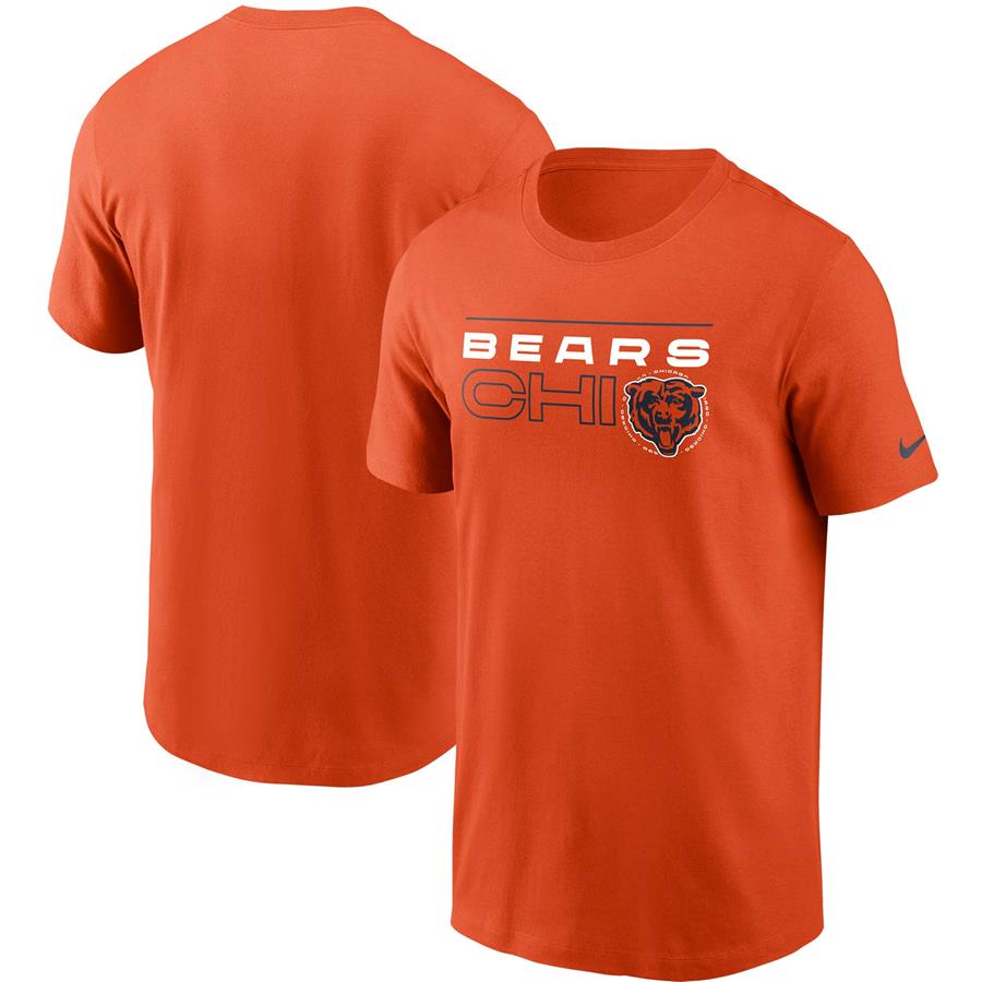 Chicago Bears Nike Broadcast Essential T-Shirt - Orange