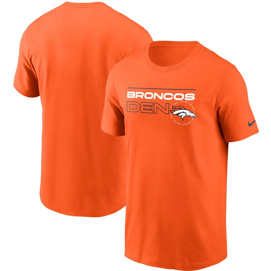 Denver Broncos Nike Broadcast Essential T-Shirt - Orange