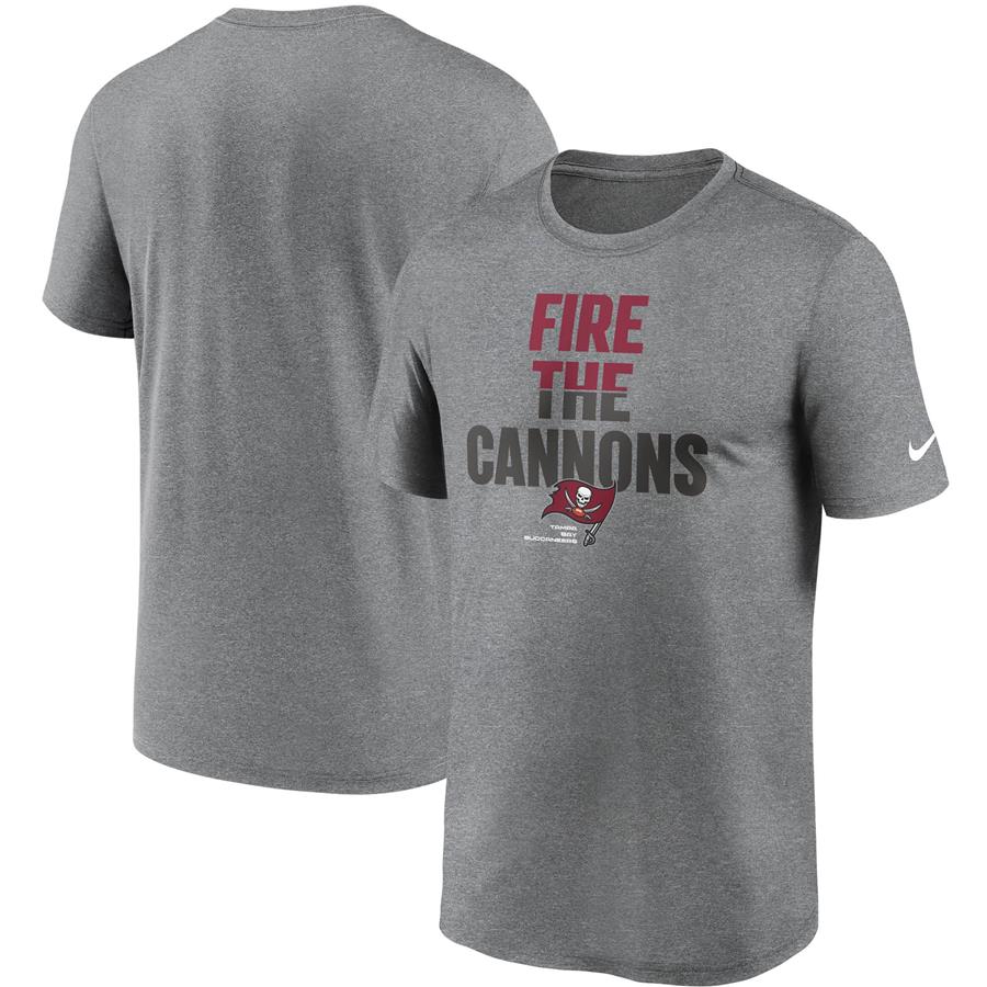 Tampa Bay Buccaneers Nike Legend Local Phrase Performance T-Shirt - Heathered Charcoal