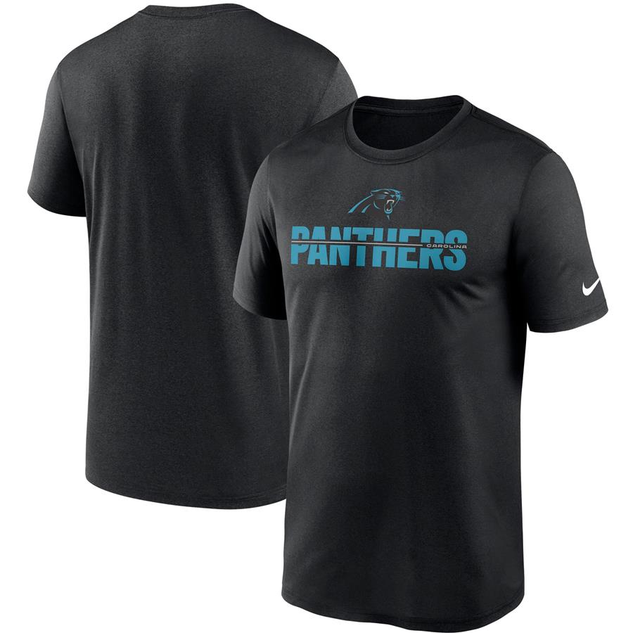 Carolina Panthers Nike Legend Microtype Performance T-Shirt - Black